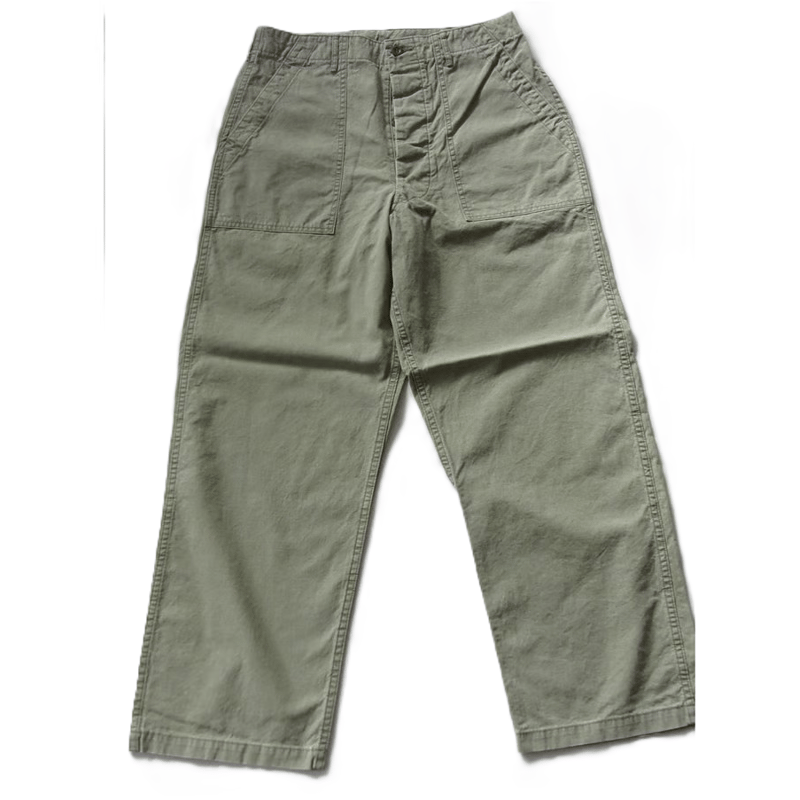 orSlow SUMMER FATIGUE PANTS -01-5103-M16-GREEN,