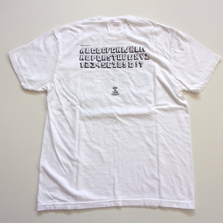TODAY edition TODAY ALPHABET #01 SS Tee - 24-3RD-17 / トゥデイエディション トゥデイアルファベット#01