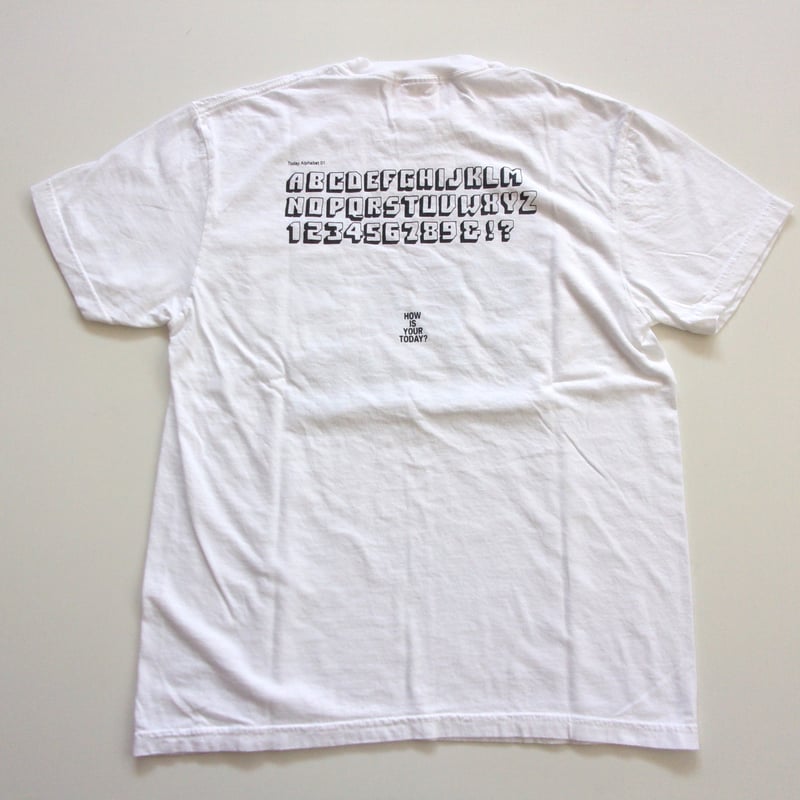 TODAY edition TODAY ALPHABET #01 SS Tee - 24-3R