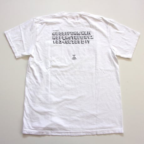 TODAY edition TODAY ALPHABET #03 SS Tee - 24-3RD-19 / トゥデイエディション トゥデイアルファベット#03