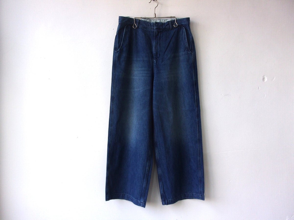 FARAH Maximum Wide Straight Pants -Indigo Vinta FARAH Maximum Wide Straight Pants -Indigo Vinta