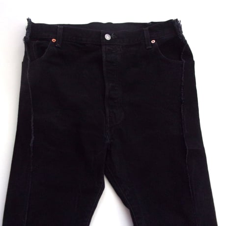 OLD PARK ADAPT JEANS- BLACK - sizeL / OP-512 / OLDPARK オールドパーク アダプト ジーンズ　デニム ブラック Lサイズ