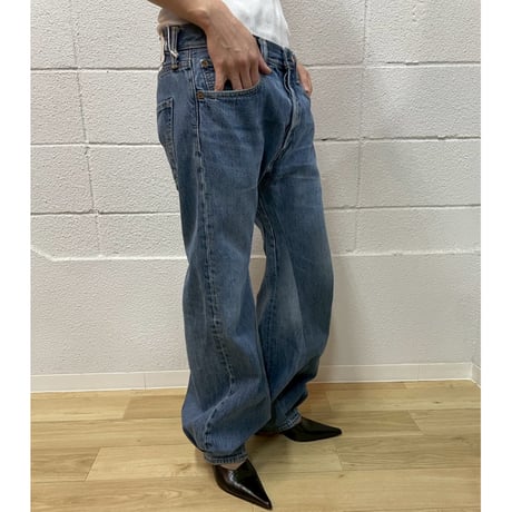 OLD PARK オールド パーク ALA JEANS - BLUE - sizeM / OP-508 / OLDPARK オールドパーク リメイク ジーンズ　デニム ブルー M