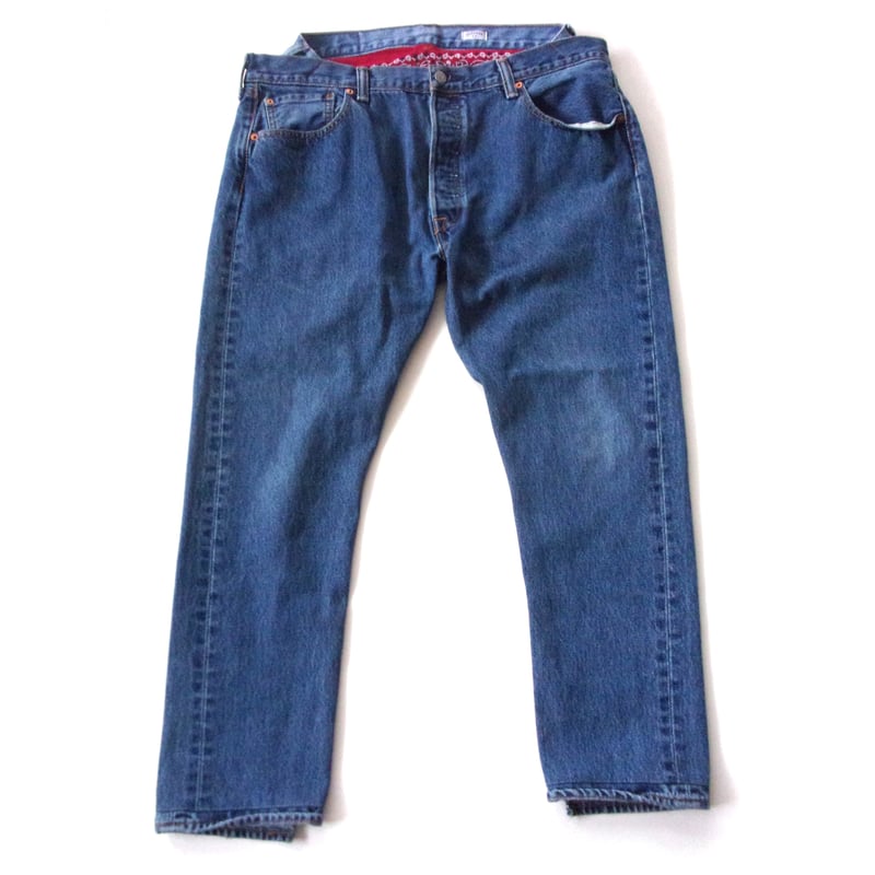 OLDPARK OFFSET JEANS - BLUE - sizeM / OP-511 /