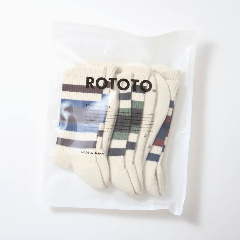 [rototo]3点 ROTOTO（ロトト） R1622 3 PACK EVERYDAY ATHLETIC SOCKS 3パック