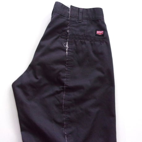 OLD PARK BAGGY WORK PANTS - CHARCOAL -M  / OPRK-01 / OLDPARK オールド パーク バギー パンツ　チャコール -M