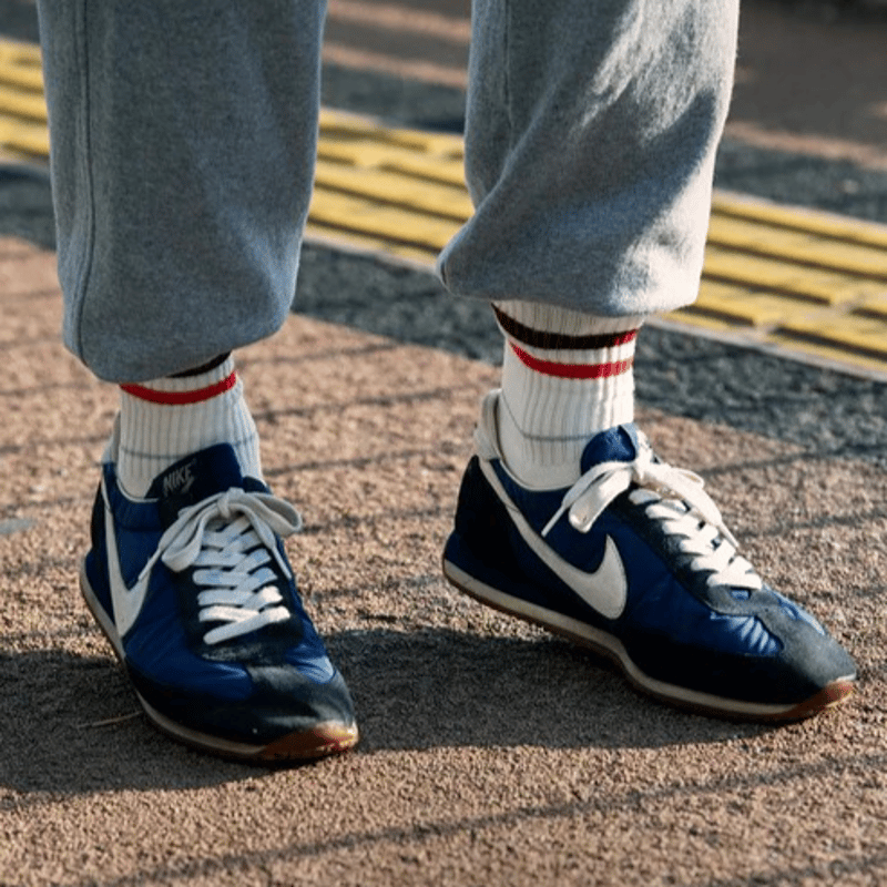 ROTOTO ALLROUNDER ”2 STRIPE MERINO CREW SOCKS ”