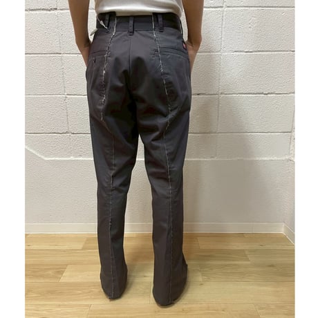 OLD PARK FLARE WORK PANTS - BLACK -M  / OPRK-02 / OLDPARK オールドパーク フレアー ワークパンツ　ブラック -M