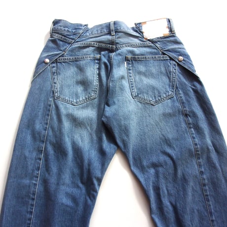 OLD PARK DOT JEANS - BLUE - sizeM / OPJ-10 / OLDPARK オールド パーク ドット ジーンズ - ブルー M