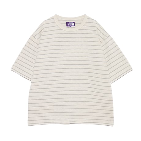 THE NORTH FACE Purple Label Garment Dyed Jacquard Field Tee / N26ST039 /パープルレーベル  ボーダーT 【2026ＨS】