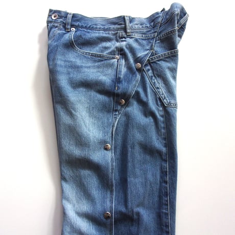 OLD PARK DOT JEANS - BLUE - sizeM / OPJ-10 / OLDPARK オールド パーク ドット ジーンズ - ブルー M