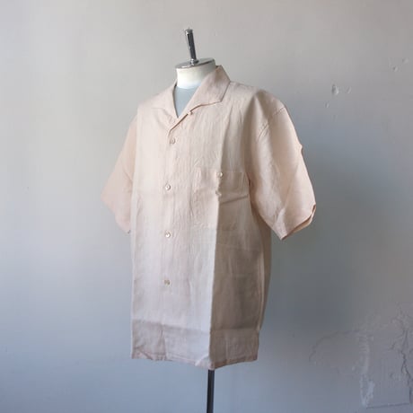 AVontade Italian Open Collar Shirts SS ｰ VTD-0398-SH アボンタージ ベルギーリネン オープンカラーシャツ【2026SS】