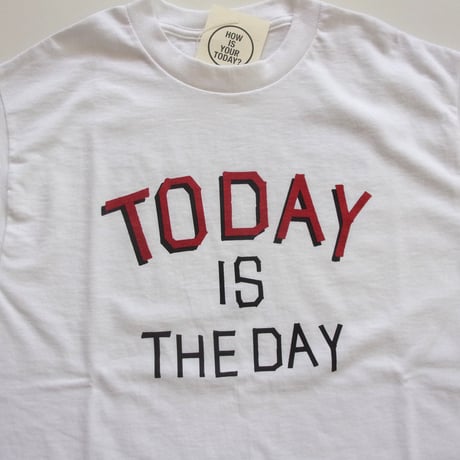 TODAY edition "TODAY" SS Tee - 25-1ST-08 / トゥデイエディション トゥディTシャツ ［25-1ST］