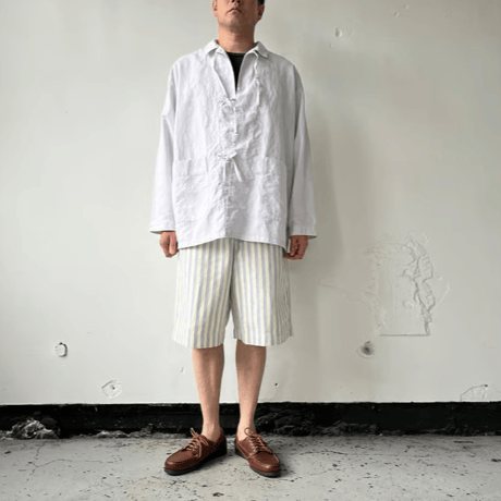 Charpentier de Vaisseau / シャルパンティエ・ドゥ・ヴェッソ | Cotton Linen Shorts コットンリネンショーツ|  Bronx