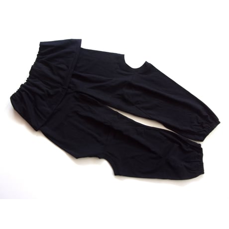 OLD PARK TEE PANTS - BLACK  / OPT-12 / オールド パーク Tee パンツ - ブラック