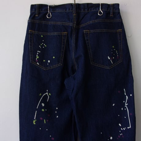 Niche./ニッチ　＃Paint EMB Jeans / igap-31 / ニッチ　ペイント刺繍　ジーンズ