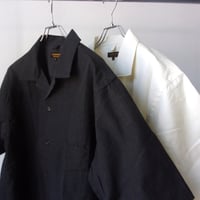 AVontade Open Collar Shirts S/S - Cotton/Linen Chambray- VTD-0383-SH- コットンリネン オープンカラー【2025SS新色】