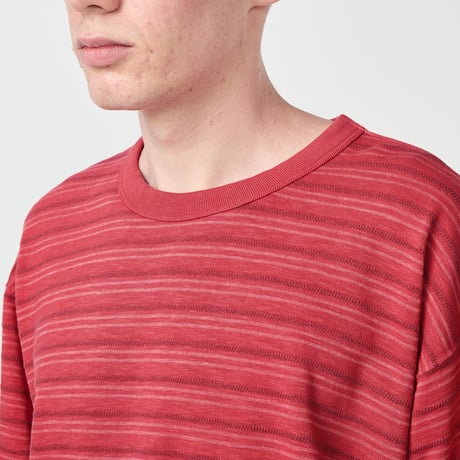 THE NORTH FACE Purple Label Garment Dyed Jacquard Field Tee / N26ST039 /パープルレーベル  ボーダーT 【2026ＨS】