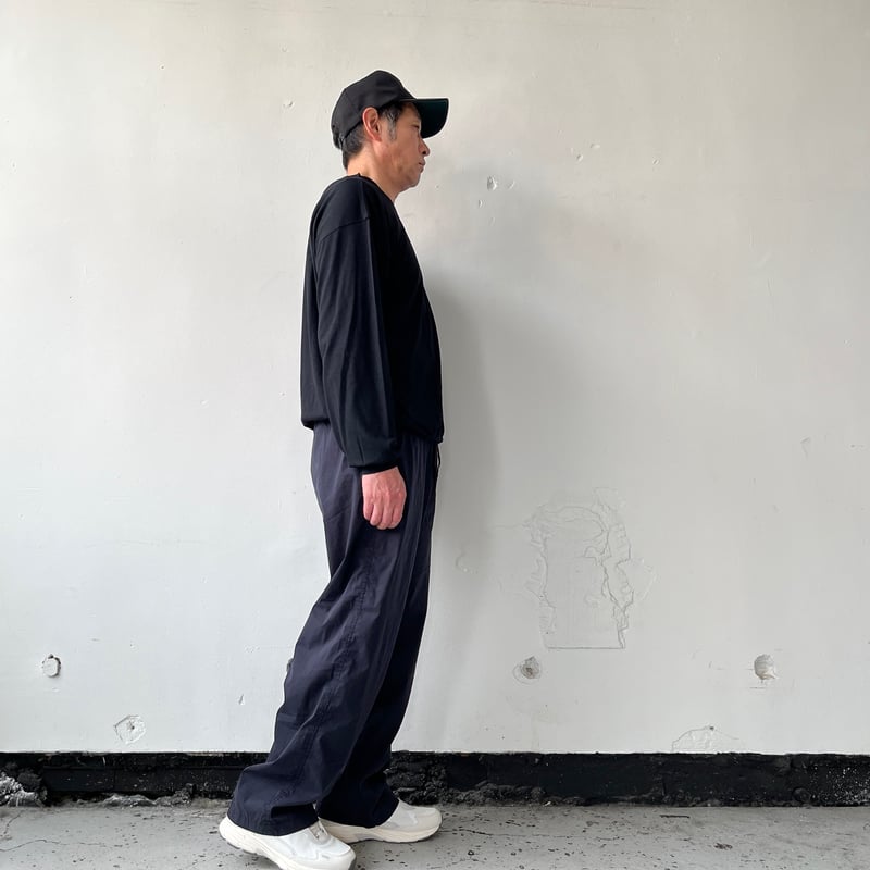 【美品】　オアーノ　OWAUNO ジョーゼットジレ　ブラック　Mサイズ orSlow WIDE FIT NEW YORKER 01-1021-61-Black-76