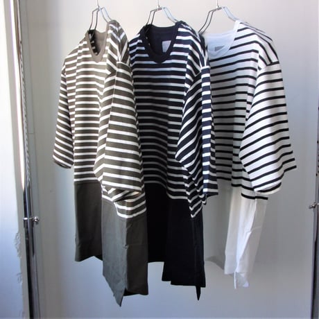 CURLY&co CURLY（カーリー）PANEL BORDER STRIPE TEE / 233-04071 / パネルボーダー  TEE