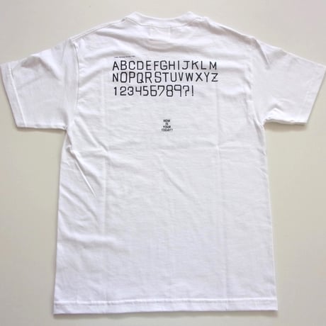 TODAY edition "TODAY" SS Tee - 25-1ST-08 / トゥデイエディション トゥディTシャツ ［25-1ST］