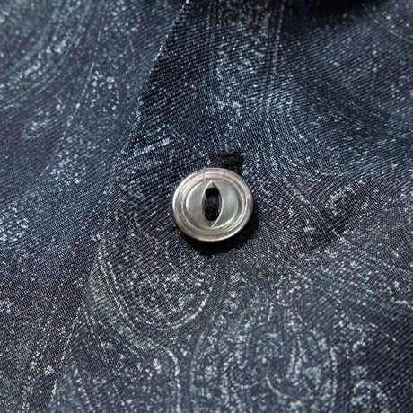 GOLD/ゴールド GL39651   PAISLEY PATTERN SILK TWILL S/S OPEN SHIRT　【2026SS新型】