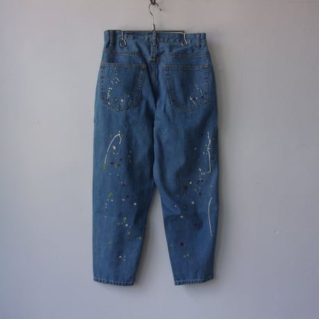 Niche./ニッチ　＃Paint EMB Jeans / igap-31 / ニッチ　ペイント刺繍　ジーンズ