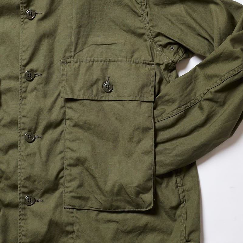 A VORTADE Utility Jacket オリーブ L Alexander Utility Canvas Zip Work Jacket - Olive | Fashion Nova