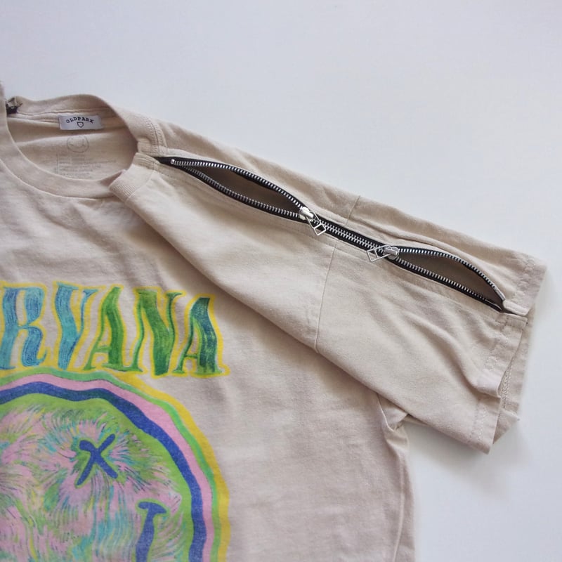 OLD PARK Zip Shoulder Tee #Vintage / OPT-17 / O