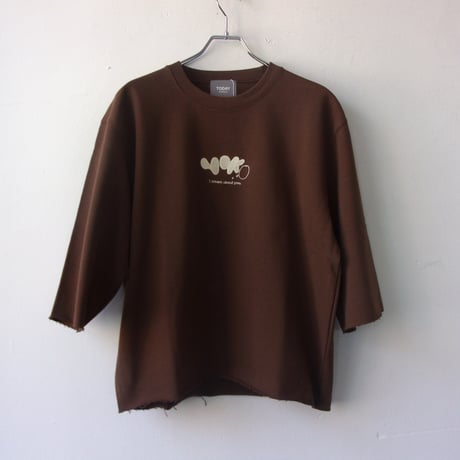 TODAY edition "YOKO" Cut Off Sweat - 24-1ST-01 / トゥデイ エディション ヨーコ カットオフ スウェット