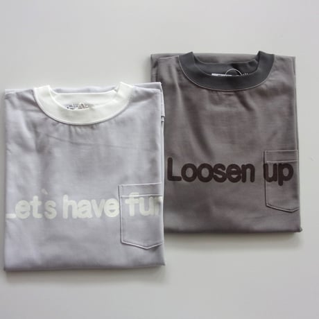 ORIGINAL Charcoal（オリジナル チャコール）× Americana（アメリカーナ）Trim T S/S - 24-02-1-052 -Lt.Grey
