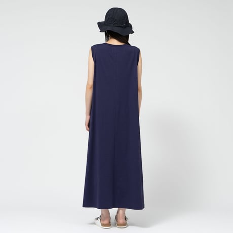 THE NORTH FACE Purple Label Cotton Jersey Sleeveless Flared Dress / N25SF060 /ノースリーブロングドレス【women's】
