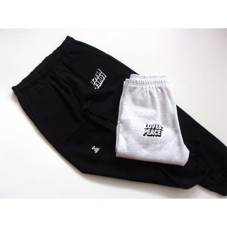 TODAY edition "LOVE&PEACE" Sweat Pants- 25-3RD-02 / トゥデイエディション スウェットパンツ /あたたかいリバースウィーブタイプ［25-3RD］