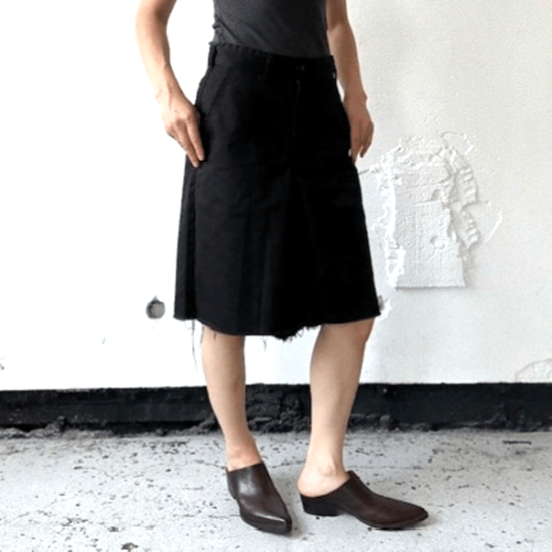 OLD PARK BAGGY WORK SHORTS - BLACK / OPRK-09 /