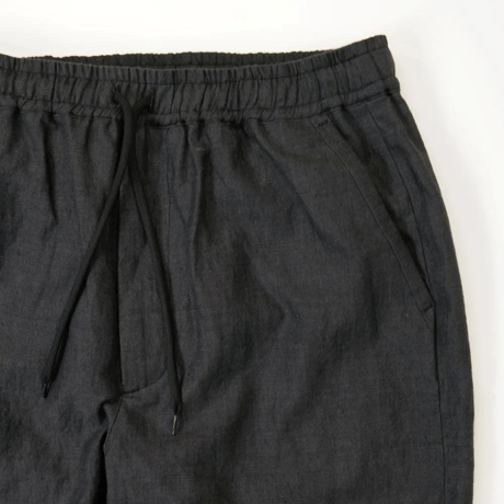 AVontade H.B. Drawstring Easy Trousers - Linen/Cotton Heringbone- VTD-0513-PT-アボンタージ   【2026SS】