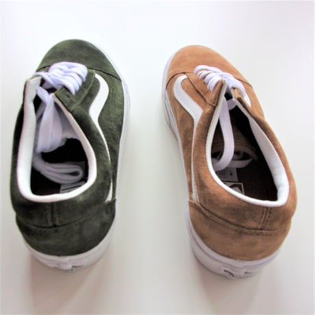 VANS Pig Suede  Old Skool - suede- バンズ オールドスクール -スウェード / Tabaco Brown / Green Leaf