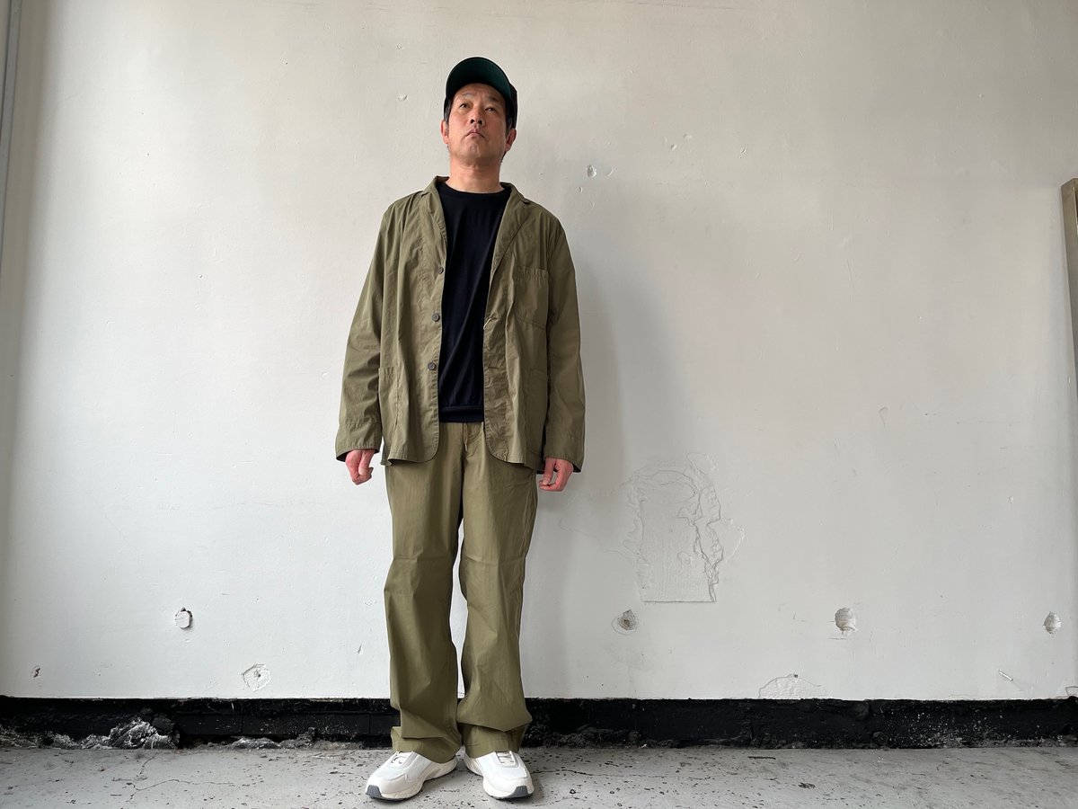 SetUpとなる。orSlow SIMPLE LIGHT JACKET 01-6153-61-