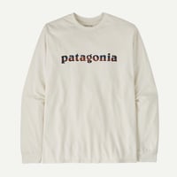 Patagonia/ M's L/S 73 Text Logo Responsibili Tee /パタゴニア　ロングスリーブTee