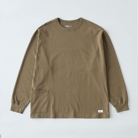 Organicsta / オーガニックスタ 7.3oz ORGANIC COTTON POCKET LONG TEE　【定番ポケロンT】