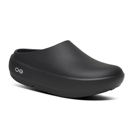 OOFOS (ウーフォス) OOcloog PLUS - Black ウーフォス クロッグタイプ リカバリーサンダル