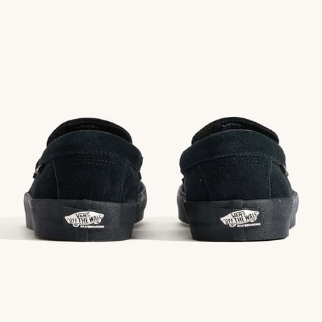 Vans Skate Loafer - Suede - Black/Black - バンズ スケート ローファー スウェード ブラック