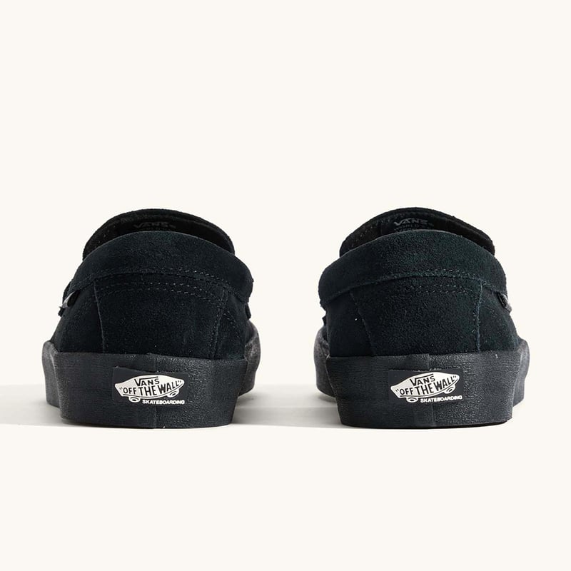 Vans Skate Loafer - Suede - Black/Black - バンズ ス