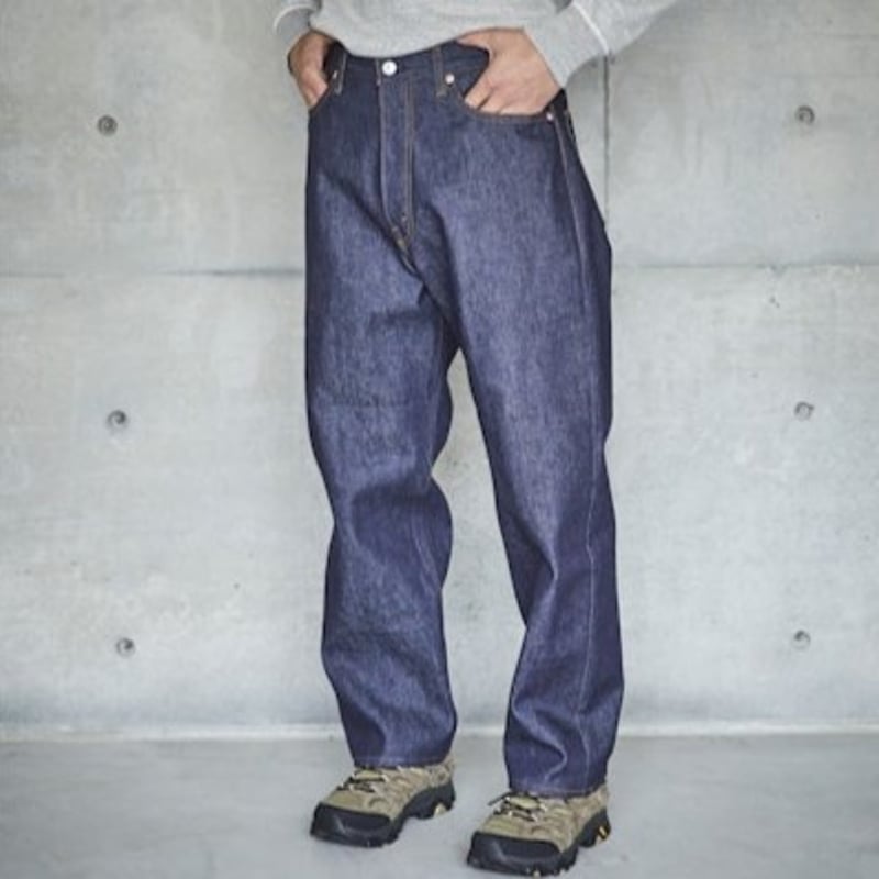 orSlow 101 DAD'S FIT DENIM PANTS Lサイズ 101 Dad's Fit Denim Pants – One Wash - Uncle Otis