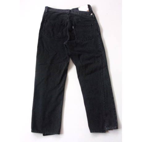 OLD PARK CROSS JEANS - BLACK - sizeM / OPJ-06 / OLDPARK オールド パーク クロス ジーンズ - ブラック M