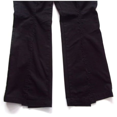 OLD PARK FLARE WORK PANTS - BLACK -M  / OPRK-02 / OLDPARK オールドパーク フレアー ワークパンツ　ブラック -M