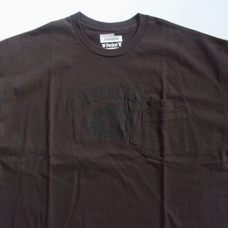 ORIGINAL Charcoal（オリジナル チャコール）OC WP College Print T / ダブルポケット カレッジプリント Tシャツ