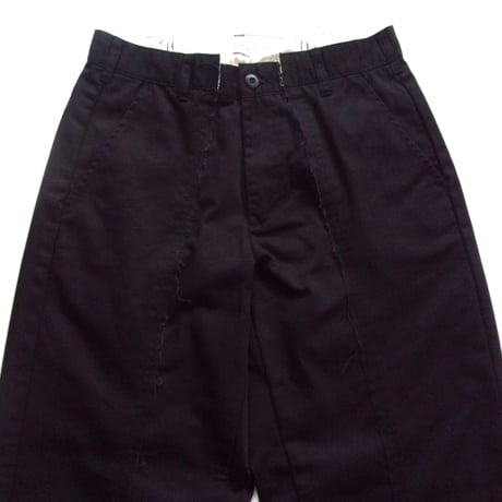 OLD PARK BAGGY WORK PANTS - BLACK -L  / OPRK-01 / OLDPARK オールド パーク バギー パンツ　ブラック -L