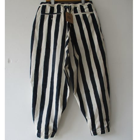 【30%Off】GOLD(ゴールド)  BLEED STRIPES BLEED CHECK COTTON WEATHER OVER PANTS