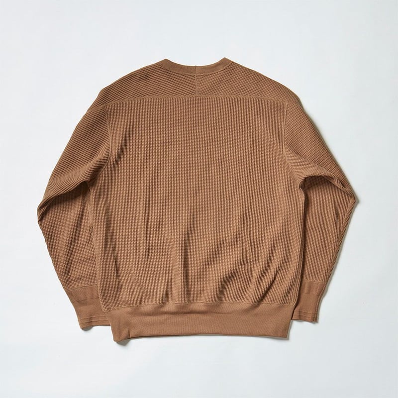 AVontade アボンタージ Big Waffle Crew Top / VTD-0581-