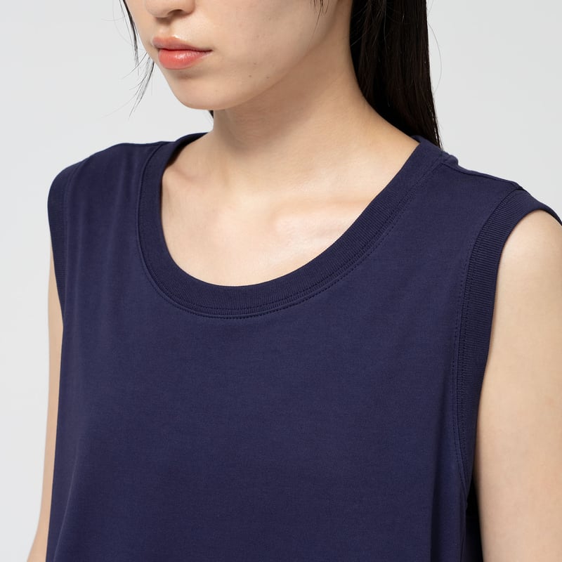 ノースフェイス パープルレーベル クルーネック ワンピース ロング 五分袖 WS THE NORTH FACE Purple Label Cotton Jersey Sleev